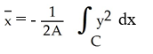 <strong>Use Green's theorem in the plane to find the x-coordinate of the centroid of a regular plane region R (with areaA) enclosed by a positively oriented, piecewise smooth, simple closed curve C .</strong> A) B) C) D) E)