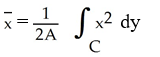 <strong>Use Green's theorem in the plane to find the x-coordinate of the centroid of a regular plane region R (with areaA) enclosed by a positively oriented, piecewise smooth, simple closed curve C .</strong> A) B) C) D) E)