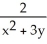 <strong>Find the gradient vector field of f(x, y) = ln ( + 3y).</strong> A) i + j B) i + j C) i + j D) i + j E) i + j