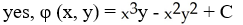 <strong>Is F (x,y) = (3 y + 2x + 1) i + ( + 2 y + 1) j conservative? If so, find a potential for it.</strong> A) B) C) D) E) No, it is not conservative.