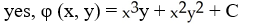 <strong>Is F (x,y) = (3 y + 2x + 1) i + ( + 2 y + 1) j conservative? If so, find a potential for it.</strong> A) B) C) D) E) No, it is not conservative.