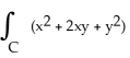 <strong>Use the definition of the line integral to evaluate dx, where C is the graph of x + y = 5 with initial point (1, 4) and terminal point (0, 5).</strong> A) -24 B) -25 C) -26 D) -27 E) -23