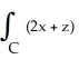 <strong>Evaluate the line integral dx + 2y dy + (x + 2z) dz along the curve C with parametrization with </strong> A) 14 B) 15 C) 16 D) 17 E) 18