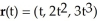 <strong>Evaluate the line integral dx + 2y dy + (x + 2z) dz along the curve C with parametrization with </strong> A) 14 B) 15 C) 16 D) 17 E) 18