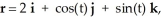 <strong>Use the fact that the field F = 2x sin(z) i - sin(z) j + ( cos(z) + y) k is almost conservative (except for the last term) to help you evaluate around the circle </strong> A) 2 \pi B) \pi C) D) E) 0
