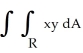 <strong>Use the Riemann sum corresponding to a subdivision of the rectangular region R defined by 0 \le x \le 6, 0 \le y \le 4, into six squares of edge length 2 and sample points at the upper-right corner of each square to estimate .</strong> A) 72 B) 288 C) 144 D) 36 E) 168