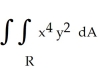 <strong>Evaluate over the rectangle -1 \le x \le 2, 0 \le y \le 3.</strong> A) B) C) D) E) 59