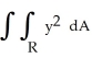 <strong>Evaluate , where R is the region bounded by y = 2x, y = 5x, and x = 2.</strong> A) 144 B) 156 C) 160 D) 172 E) 184
