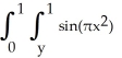 <strong>Evaluate the iterated integral dx dy by first reiterating it in the opposite direction.</strong> A) B) C) \pi D) E)