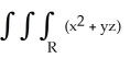 <strong>Evaluate dV, where R is the rectangular box 0 \le x \le 1, 1 \le y \le 2, 1 \le z \le 2.</strong> A) B) C) D) E)