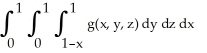 <strong>Express the iterated integral as an equivalent integral in which the outermost integral is with respect to x and the innermost is with respect to y.</strong> A) B) C) D) E)