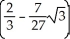 <strong>The plane x + y + z = 1 slices the ball x<sup>2</sup> + y<sup>2</sup> + z<sup>2</sup> \le 1 into two pieces. Find the volume of the smaller piece. (Hint: Replace the plane by a horizontal plane at the same distance from the origin.)</strong> A) \pi cubic units B) \pi cubic units C) \pi cubic units D) \pi cubic units E) \pi cubic units