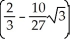 <strong>The plane x + y + z = 1 slices the ball x<sup>2</sup> + y<sup>2</sup> + z<sup>2</sup> \le 1 into two pieces. Find the volume of the smaller piece. (Hint: Replace the plane by a horizontal plane at the same distance from the origin.)</strong> A) \pi cubic units B) \pi cubic units C) \pi cubic units D) \pi cubic units E) \pi cubic units