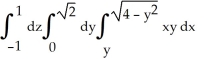 <strong>Evaluate the iterated integral by transforming it to cylindrical coordinates.</strong> A) 2 B) 2 \pi C) D) E) 0