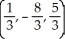 <strong>Find the point on the sphere x<sup>2 </sup>+ y<sup>2 </sup>+ z<sup>2</sup> = 10 that is closest to the point (1, -8, 5).</strong> A) B) C) (0, , 0) D) E) (2, -16, 10)