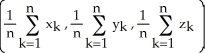 <strong>Starfleet Command has given Captain Kirk a subspace amplifier to channel communications among n star systems having galactic Cartesian coordinates ( , , ) for k = 1, 2,..., n. To what point in space should Captain Kirk take the Enterprise to place the amplifier so as to minimize the sum of the squares of its distances from the n star systems?</strong> A) the point B) the point C) the point D) the point E) the point