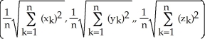 <strong>Starfleet Command has given Captain Kirk a subspace amplifier to channel communications among n star systems having galactic Cartesian coordinates ( , , ) for k = 1, 2,..., n. To what point in space should Captain Kirk take the Enterprise to place the amplifier so as to minimize the sum of the squares of its distances from the n star systems?</strong> A) the point B) the point C) the point D) the point E) the point