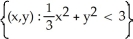 <strong>Find the domain of the function f(x, y) = ln(9 - x<sup>2</sup> - 9y<sup>2</sup>).</strong> A) B) C) D) E)
