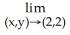 <strong>Evaluate the limit . </strong> A) 1 B) 2 C) 4 D) The limit does not exist. E) None of the above