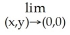 <strong>Evaluate the limit . </strong> A) 0 B) 1 C) -1 D) \infty E) The limit does not exist.