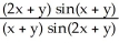 <strong>Evaluate the limit . </strong> A) 1 B) C) 0 D) 2 E) The limit does not exist.