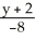 <strong>Find the equation of the normal line to the surface z = at the point(2, -2, 1).</strong> A) = = B) = = C) = = D) = = E) = =