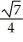<strong>Find the distance from the point (0, 0, 1) to the surface z = x<sup>2</sup> + 2y<sup>2</sup>.</strong> A) units B) units C) 2 units D) unit E) 1 unit