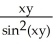 <strong>Find (x, y) and (x, y) if f(x, y) = ln .</strong> A) (x, y) = ; (x, y) = B) (x, y) = ; (x, y) = C) (x, y) = 1 - ; (x, y) = 1 + D) (x, y) = ; (x, y) = E) (x, y) = (xy) - ; (x, y) = (xy) +