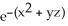 <strong>Find if w = .</strong> A) 2x(1 - yz) B) 2x(1 + yz) C) x(1 - yz) D) 2(1 + yz) E) 2(1 - yz)