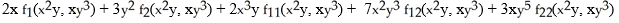 <strong>Assuming that the function f has continuous partial derivatives of orders 1 and 2, calculate and simplify f( y, x ).</strong> A) B) C) D) E)