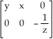 <strong>Find the Jacobian matrix Df(x, y, z) of the transformation f(x, y, z) = (x<sup>2</sup> + xy, y<sup>2</sup> - ln(z)).</strong> A) B) C) D) E)