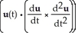 <strong>Assuming u(t) has continuous derivatives of all required orders, simplify the expression . </strong> A) . + u(t) . B) . C) u(t) . D) 0 E) . + u(t) .
