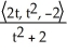 <strong>Find the Frenet frame for the curve r = .</strong> A) (t) = , (t) = , (t) = B) (t) = , (t) = , (t) = C) (t) = , (t) = , (t) = D) (t) = , (t) = , (t) = E) (t) = , (t) = , (t) =