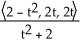 <strong>Find the Frenet frame for the curve r = .</strong> A) (t) = , (t) = , (t) = B) (t) = , (t) = , (t) = C) (t) = , (t) = , (t) = D) (t) = , (t) = , (t) = E) (t) = , (t) = , (t) =