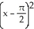 <strong>Find an equation for the osculating circle of the curve r = t i + (sin t) j at the point ( , 1).</strong> A) + = 4 B) + = 2 C) + = 1 D) + = E) + = 2