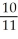 <strong>The angular velocity of a certain comet at perihelion is 10 times its angular velocity at aphelion. Find the eccentricity of the comet's orbit.</strong> A) B) C) D) E) none of the above