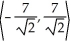 <strong>If v is a vector in the xy-plane, |v| = 7 , and v makes an angle of 3 \pi /4 with the positive direction of the x-axis, then what are the components of v?</strong> A) B) C) D) E)