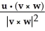 <strong>Given three vectors u, v, and w, with v and w not 0 or parallel, find the vector projection of u in the plane containing the origin and the points represented by the position vectors v and w.</strong> A) - (v × w) B) (v × w) - u C) u - (v × w) D) (v × w) E) none of the above