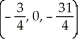 <strong>Find the coordinates of the point where the line that passes through the point (0, -3, 8) and is parallel to the line given by x = 10 + 3t, y = 12t, and z = -3 - t intersects the xz-plane.</strong> A) B) C) D) E)