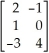 Let A =   and B =   . Find BA.