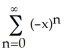 On what interval of values of x does the series   converge? What is its sum for x in that interval?