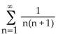 Find the sum of the series   +   +   +... +   +... =   .