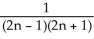 Find the sum of the series   +   +   +... +   +... =   .