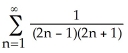 Find the sum of the series   +   +   +... +   +... =   .