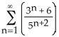 Find the sum of the series   .