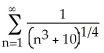 The series   converges.