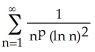 For exactly what values of the constant p does the series   converge?