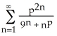 For exactly what values of the constant p does the series converge?