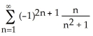 The series   converges.