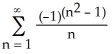 The series   is an alternating series.